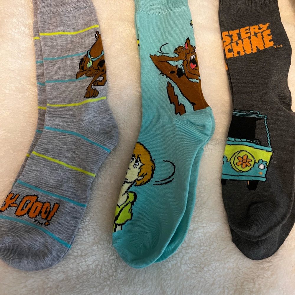 scooby doo socks set